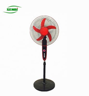 Air Cooling 12 Volt Rechargeable Fan , 16 Inch Battery Operated Standing Fan