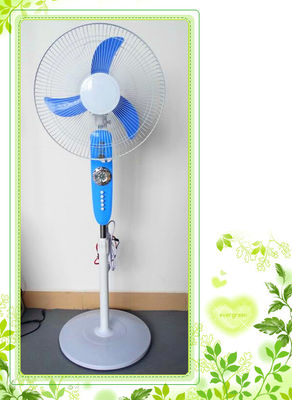 High Peak Rpm 13~15W Solar Stand Fan With 1.25m Adjustable Fan Height